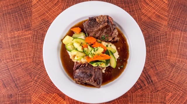 Braised Short Ribs.