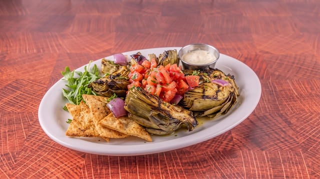 Cookhouse Grilled Artichoke.