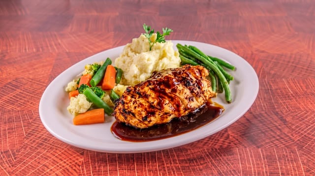 Blackened Chicken Plate.