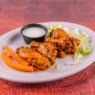Hot or BBQ Smoked Wings