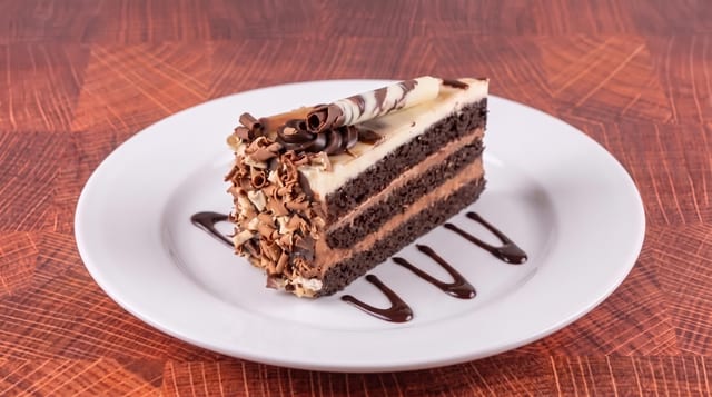 Triple Chocolate Cake.