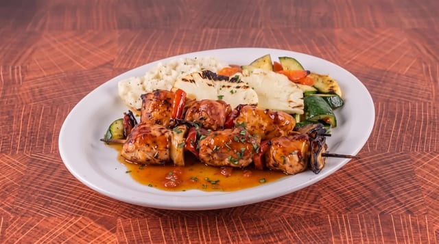 Chicken Skewers.