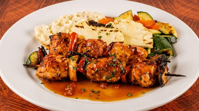 Chicken Skewers.