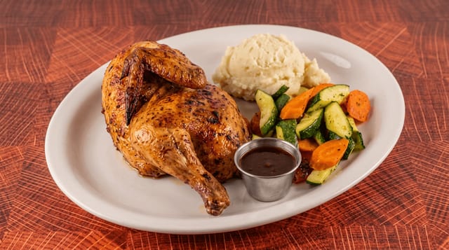 Smoked Half Chicken.