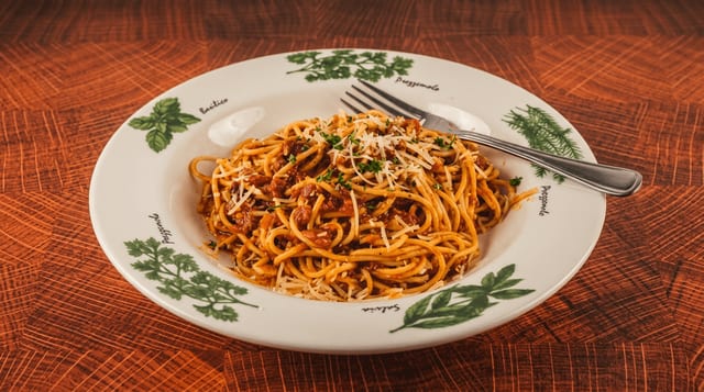 Spaghetti Bolognese.
