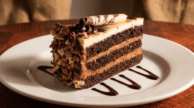 Triple Chocolate Cake.